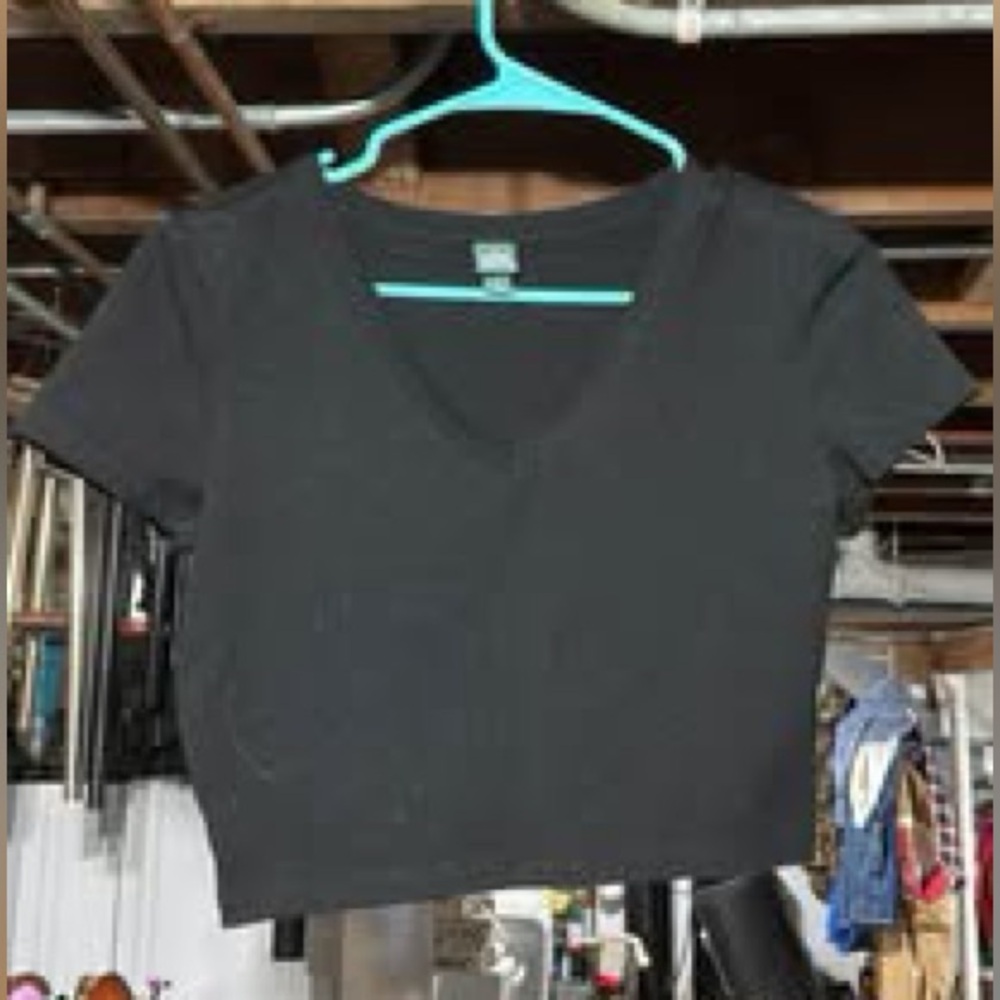 Black Women's Crop Top